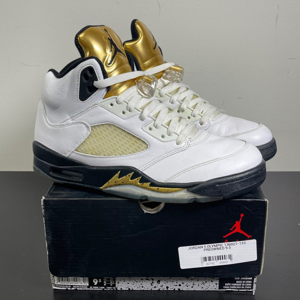 Jordan 5 Retro Olympic (2016) (Size 9.5) - Image 1