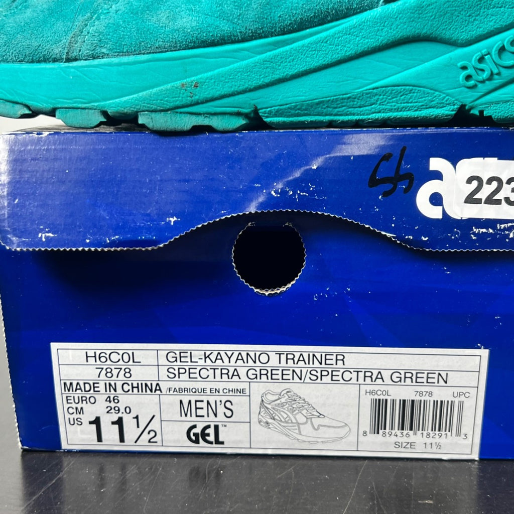 ASICS Gel-Kayano Trainer Ocean Pack Spectra Green 11.5 (Lightly Worn Pre-Owned)ASICSSpectra Green/Spectra Green - Image 4