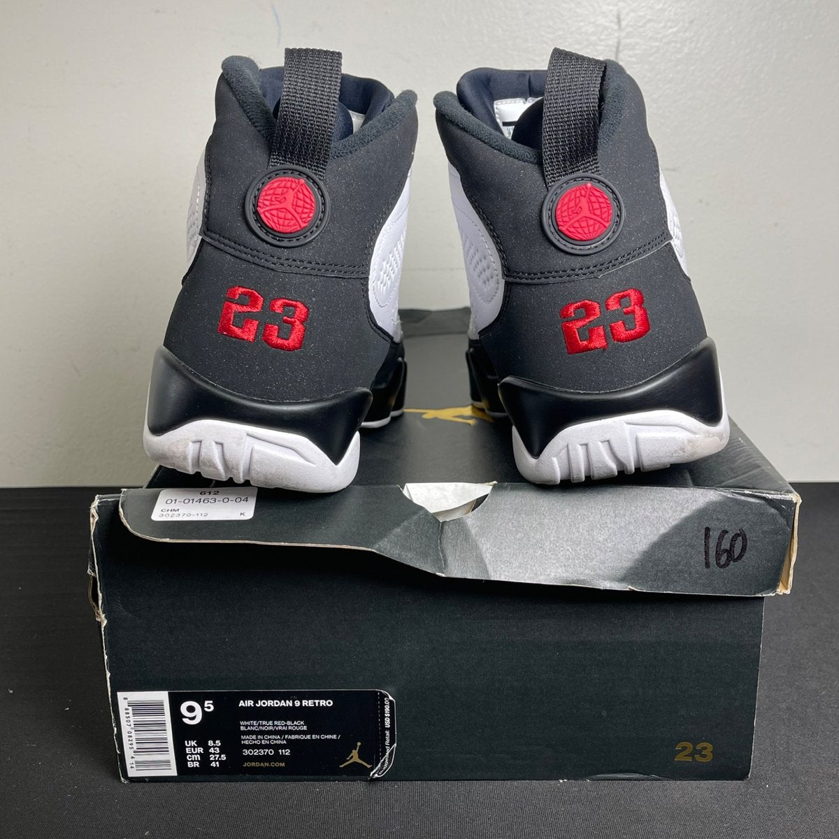 Jordan 9 Retro OG (2016) (Size 9.5) - aux