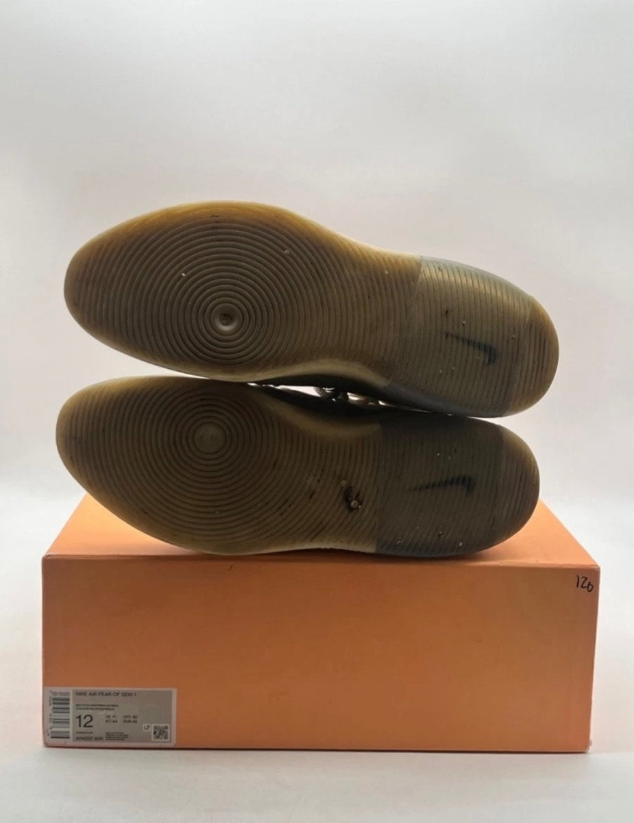Nike Air Fear of God 1 Oatmeal 12 (Moderately Worn Pre-Owned)NikeMulti-Color/String-Oatmeal - Image 7