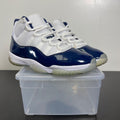 Jordan 11 Retro UNC Win Like 82 10.5 (Moderately Worn Pre-Owned)JordanWhite/University Blue-Midnight Navy - Image 1