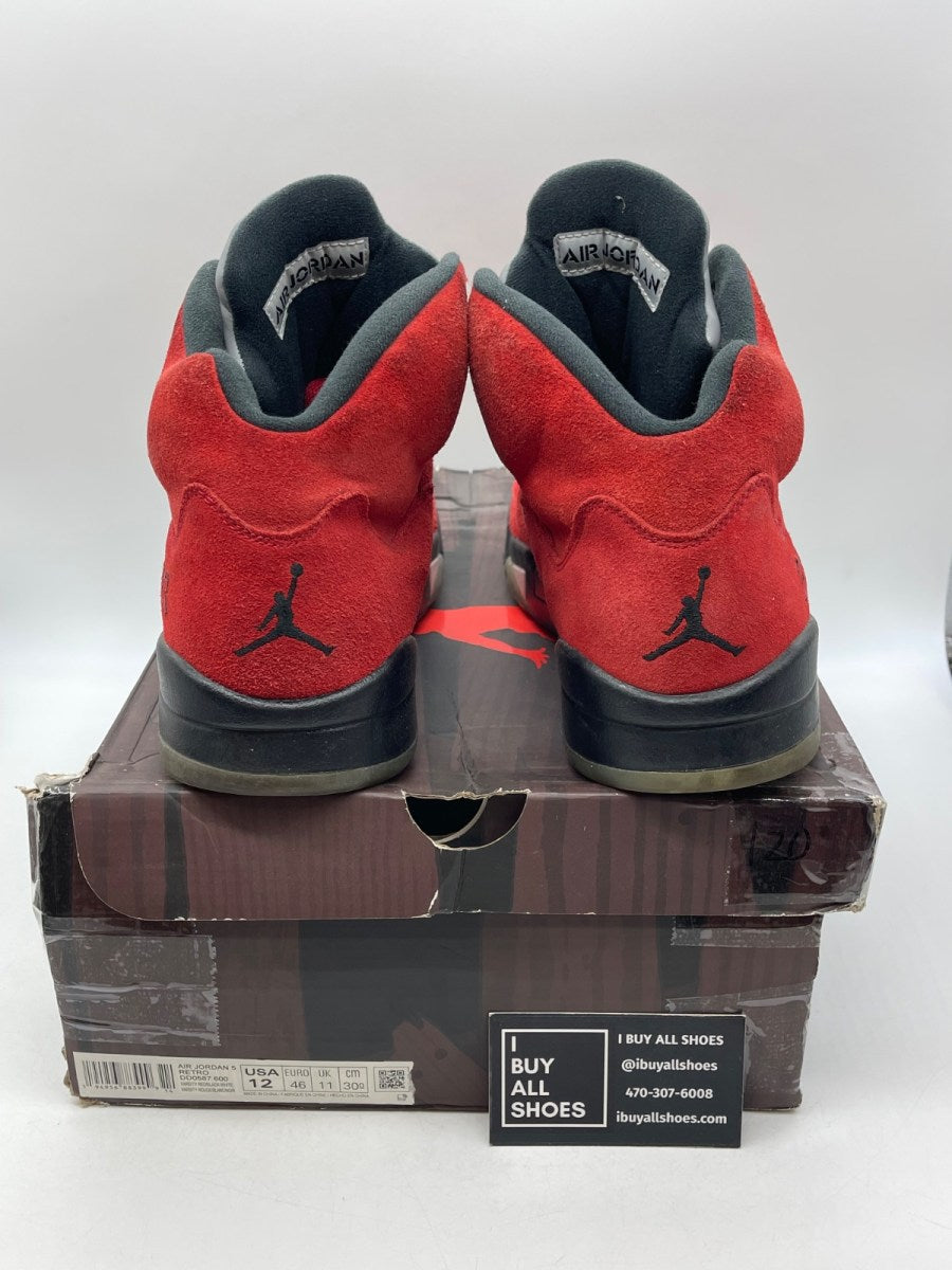 Jordan 5 Retro Raging Bull Red (2021) 12 (Moderately Worn Pre-Owned) - Image 3