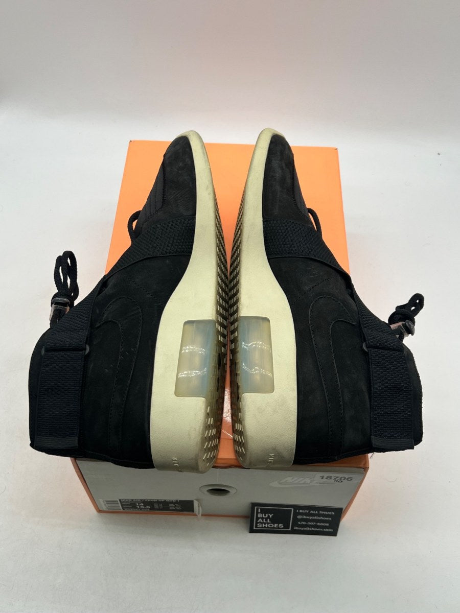 Nike Air Fear Of God Raid Black 14 (Moderately Worn Pre-Owned) - Image 7