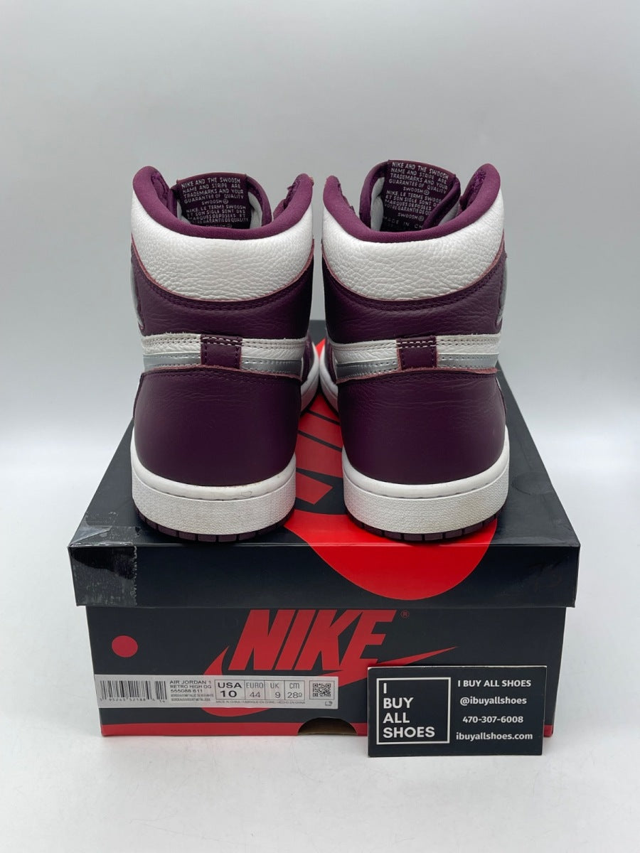 Jordan 1 Retro High OG Bordeaux 10 (Moderately Worn Pre-Owned) - Image 3