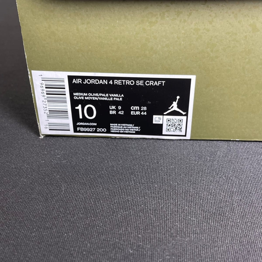 Jordan 4 Retro SE Craft Medium Olive (Size 10) - aux