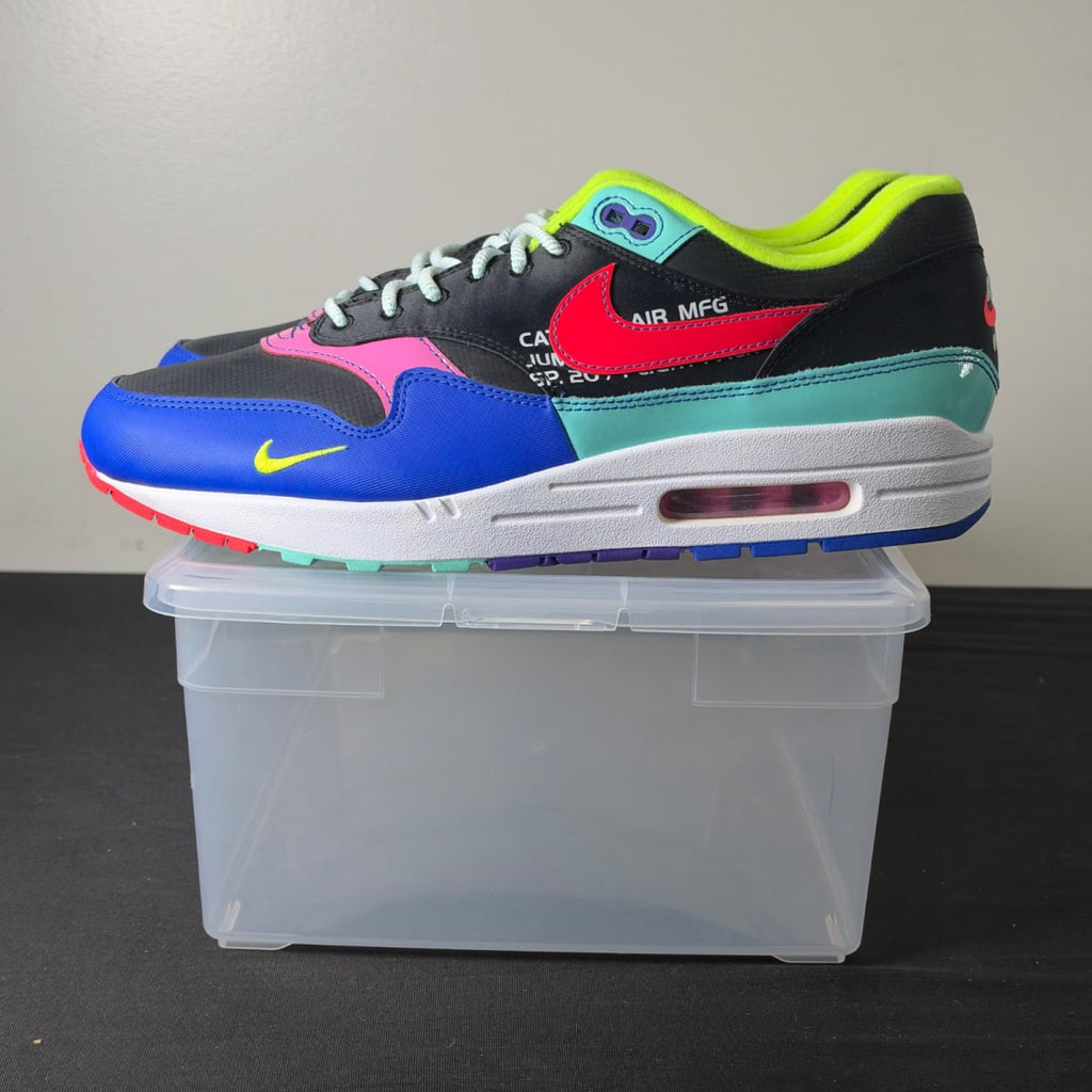 Nike Air Max 1 Black Hyper Grape (Size 12) - aux