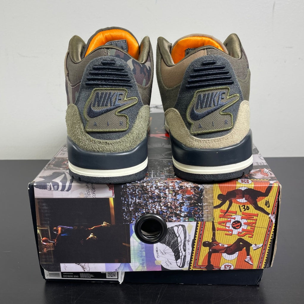 Jordan 3 Retro Patchwork Camo 10.5 (Moderately Worn Pre-Owned)JordanDark Hazel/Multi-Color - Image 4