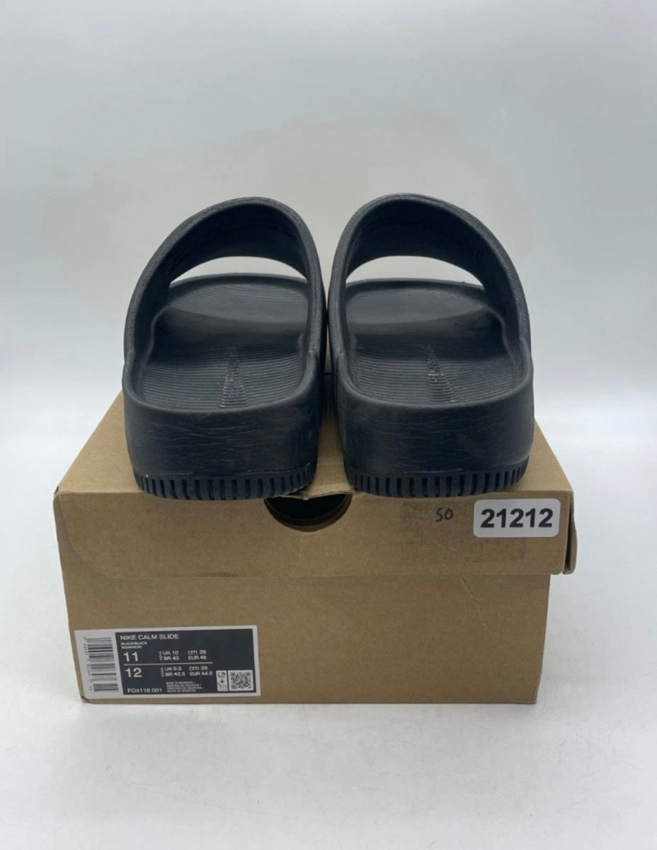 Nike Calm Slide Black 10 (Lightly Worn Pre-Owned)NikeBlack/Black - Image 5