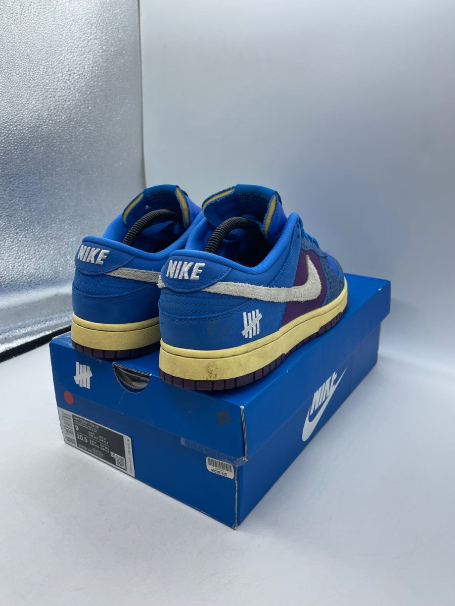 Nike Dunk Low Undefeated 5 On It Dunk vs. AF1 9 (Moderately Worn Pre-Owned)NikeSignal Blue/White-Night Purple - Image 5