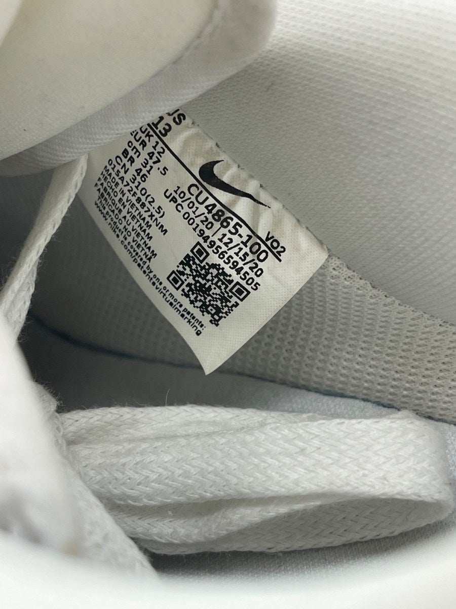 Nike Air Force 1 Low '07 Craft Quadruple White 13 (Moderately Worn Pre-Owned) - Image 8