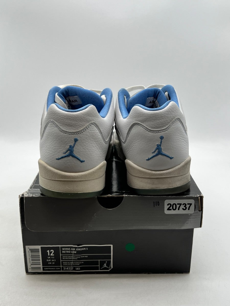 Jordan 5 Retro Low University Blue (Women's) 12W (Moderately Worn Pre-Owned) - Image 6