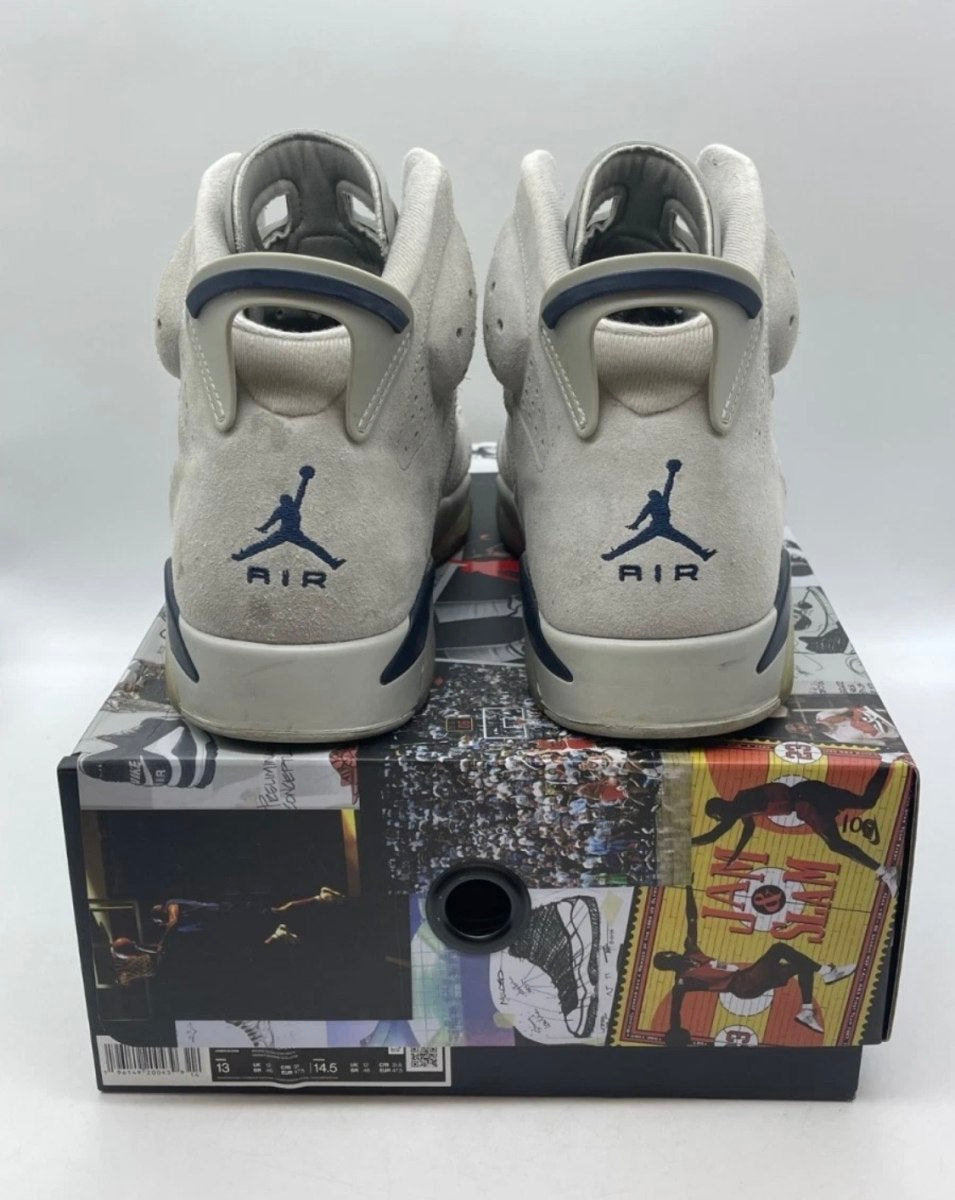 Jordan 6 Retro Georgetown (2022) 13 (Lightly Worn Pre-Owned)JordanMagnet/College Navy - Image 5