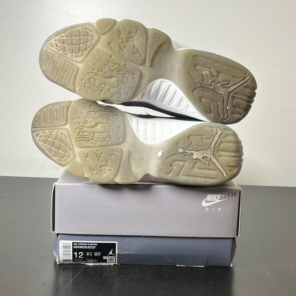 Jordan 9 Retro Cool Grey (2025) 12 (Moderately Worn Pre-Owned)JordanMedium Grey/White-Cool Grey - Image 6