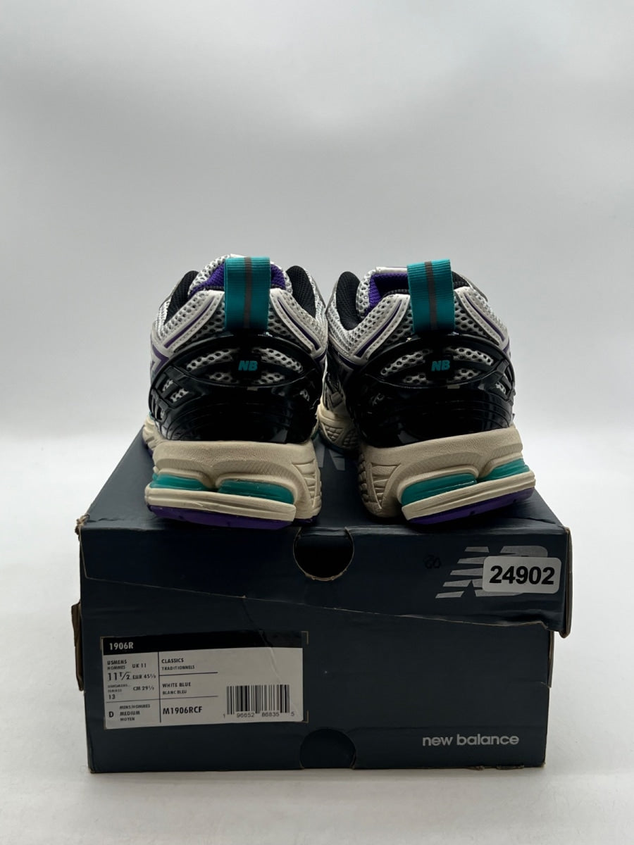 New Balance 1906R Charlotte Hornets 11.5 (Lightly Worn Pre-Owned)New BalanceOff-White/Aqua/Purple/Black - Image 3