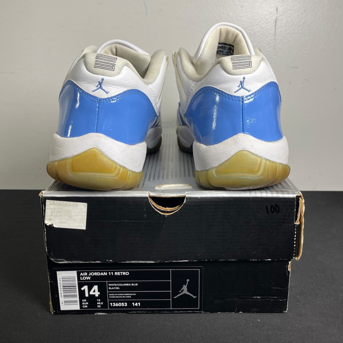 Jordan 11 Retro Low Columbia Blue (2001) (Size 14) - Image 4