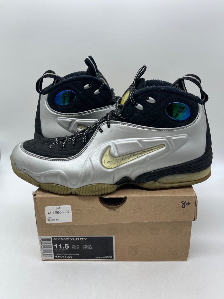 Nike 1/2 Cent 'Black Silver' 11 (Moderately Worn Pre-Owned) - Image 1