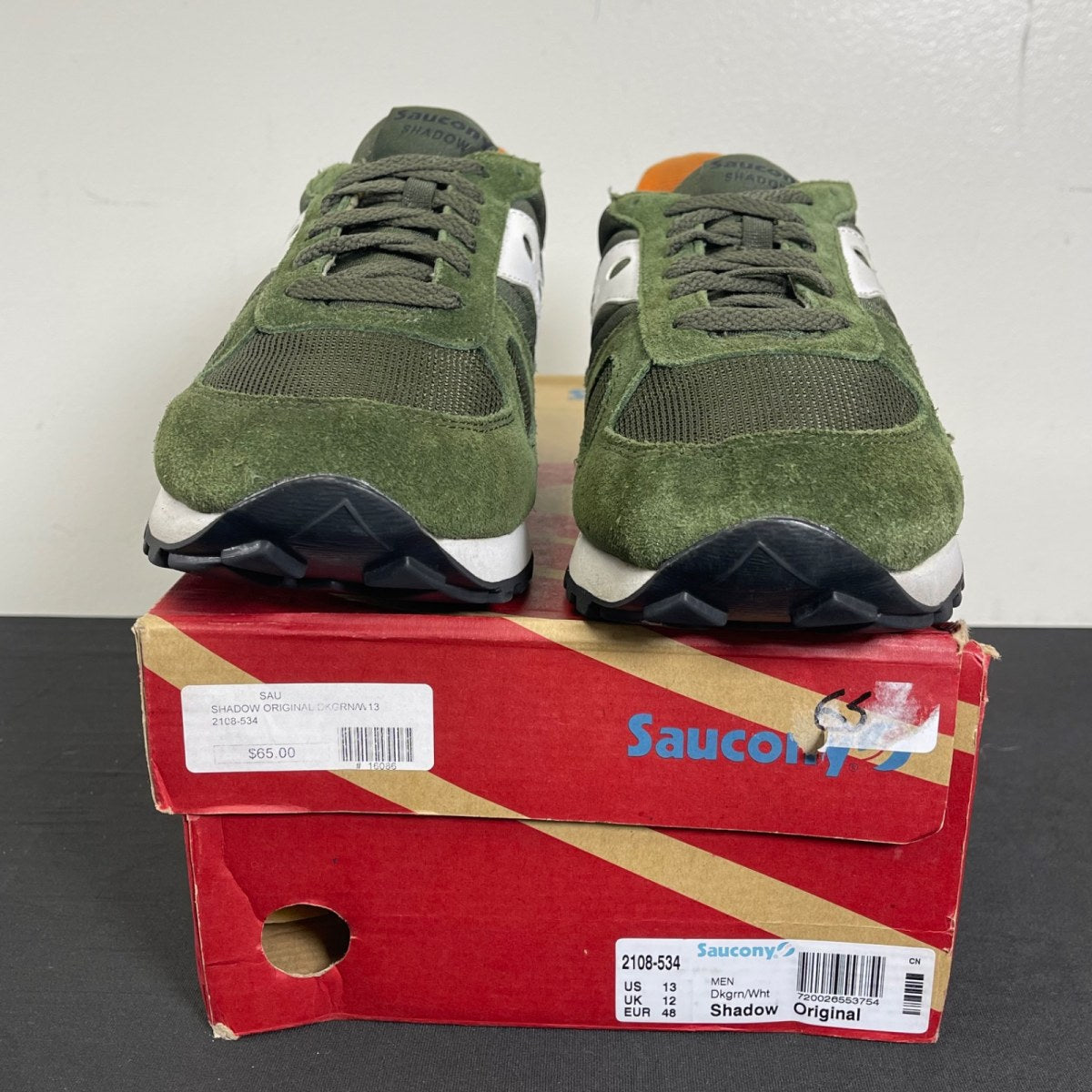 Saucony Shadow Original 'Dark Green' 13 (Moderately Worn Pre-Owned)Saucony - Image 2