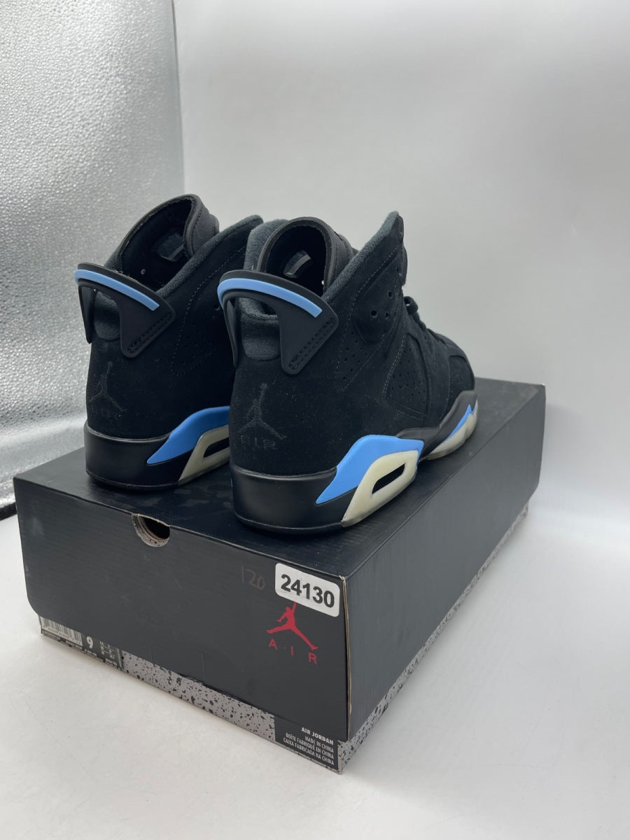 Jordan 6 Retro UNC 9 (Moderately Worn Pre-Owned)JordanBlack/University Blue - Image 5