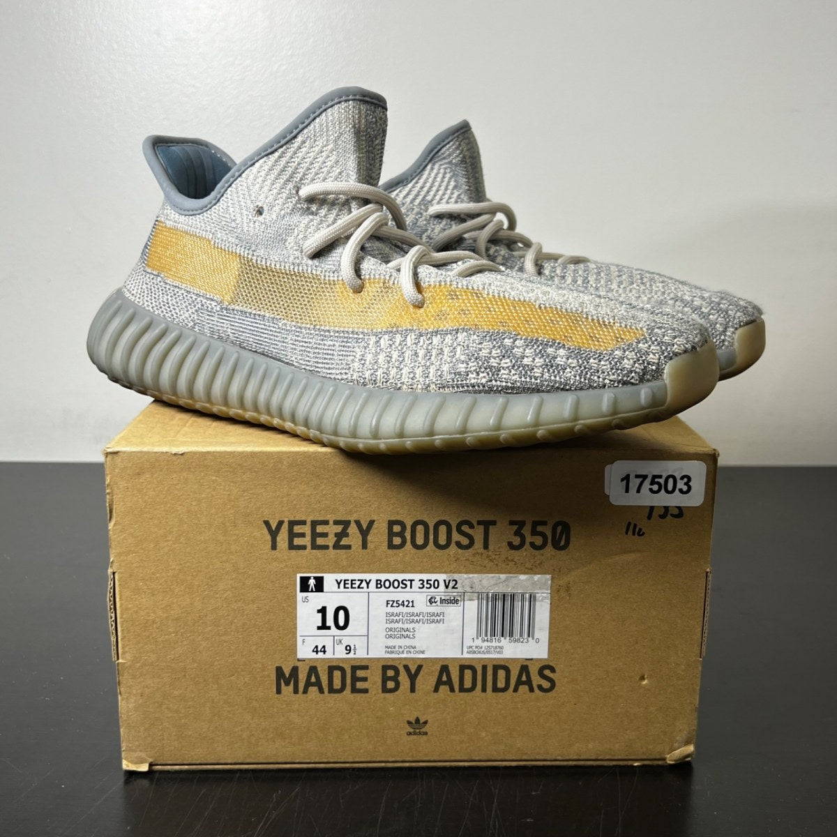 adidas Yeezy Boost 350 V2 Israfil 10 (Lightly Worn Pre-Owned)adidasIsrafil/Israfil/Israfil - Image 1