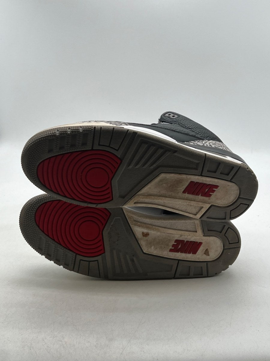 Jordan 3 Retro Black Cement (2018) 10.5 (Moderately Worn Pre-Owned) - Image 7