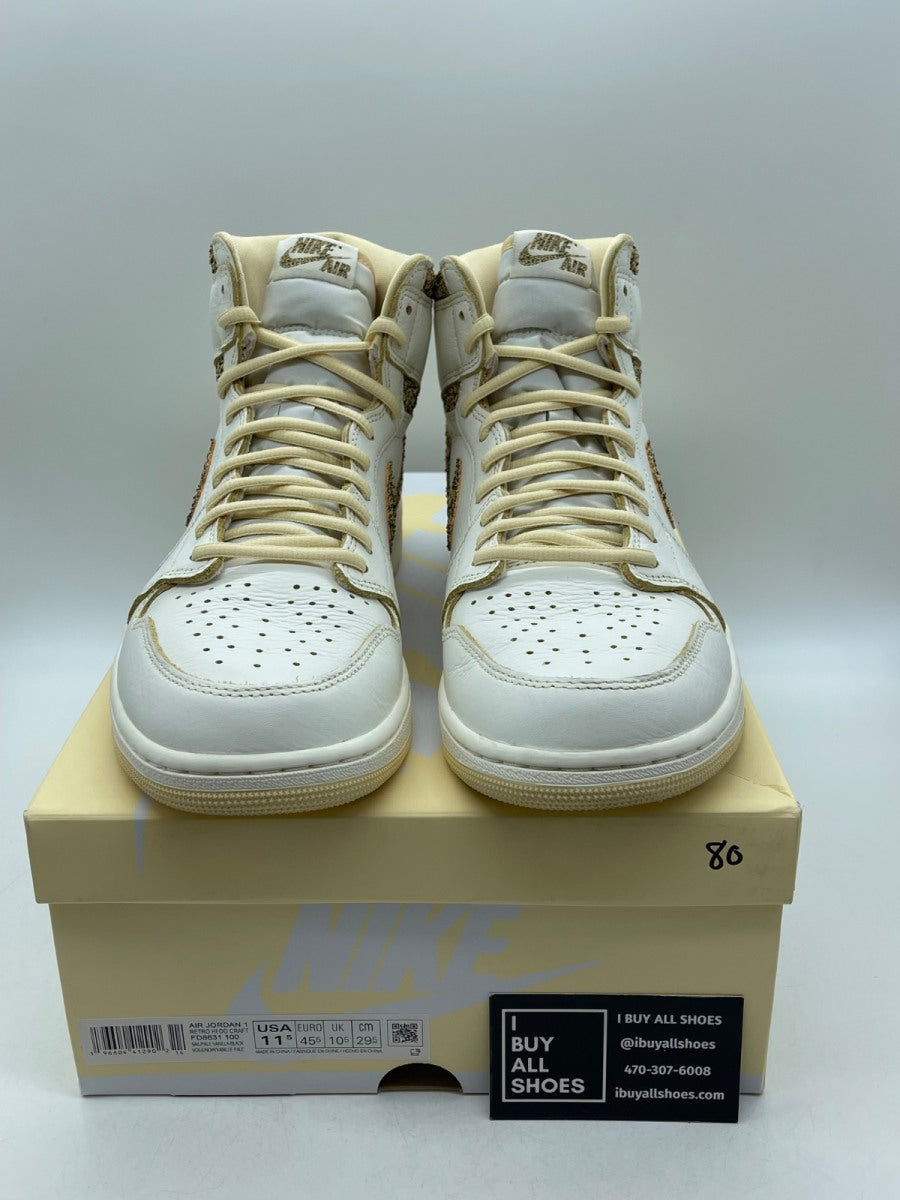 Jordan 1 Retro High OG Craft Vibrations Of Naija 11.5 (Moderately Worn Pre-Owned) - Image 2