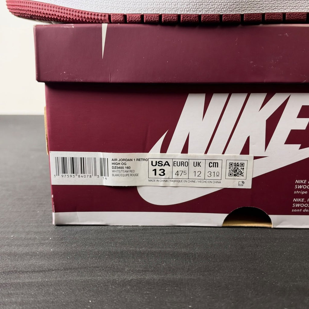Jordan 1 Retro High OG Artisanal Team Red (Size 13) - aux