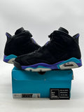 Jordan 6 Retro Aqua 12 (Lightly Worn Pre-Owned) - Image 1