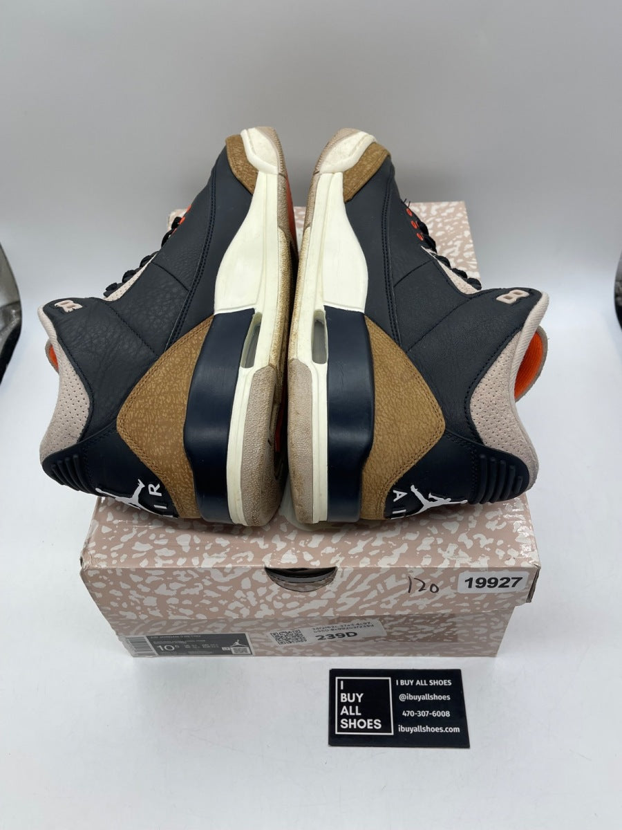 Jordan 3 Retro Desert Elephant 10.5 (Moderately Worn Pre-Owned) - Image 6