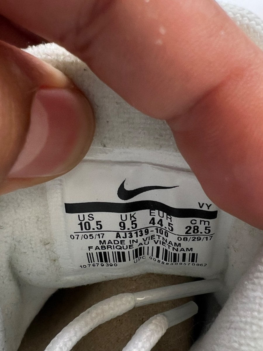 Nike Air More Uptempo Atlanta 10.5 (Lightly Worn Pre-Owned)NikeWhite/Gorge Green-Metallic Gold - Image 9