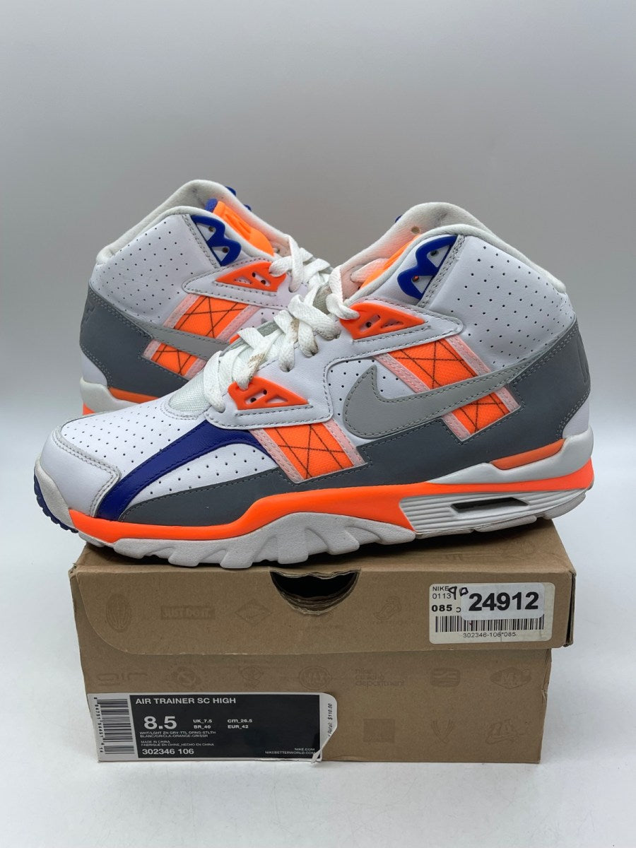 Nike Air Trainer SC Bo Jackson 8.5 (Moderately Worn Pre-Owned)NikeWhite/Lght Zn Grey-Ttl Orng-Stlth - Image 1