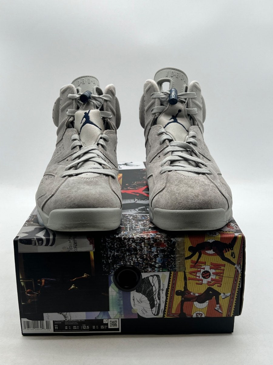 Jordan 6 Retro Georgetown (2022) 11 (Moderately Worn Pre-Owned)JordanMagnet/College Navy - Image 2
