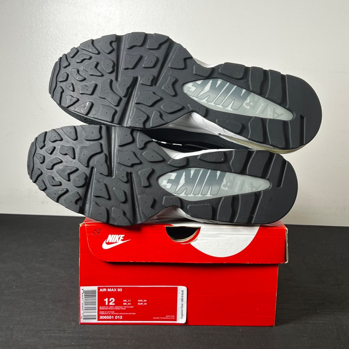 Nike Air Max 93 'Neutral Indigo' 12 (New Pre-Owned)Nike - Image 6