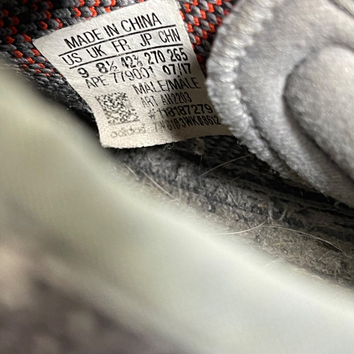 adidas Yeezy Boost 350 V2 Beluga 2.0 9 (Moderately Worn Pre-Owned)adidasGrey/Bold Orange/Dark Solid Grey - Image 6