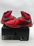 Nike LeBron X Christmas 11.5 (Moderately Worn Pre-Owned) - Image 1
