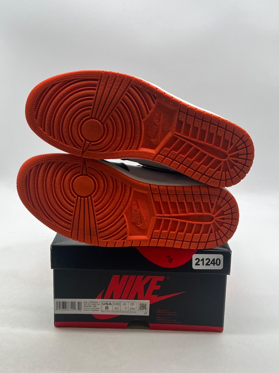 Jordan 1 Retro High Electro Orange 8 (Lightly Worn Pre-Owned) - Image 8