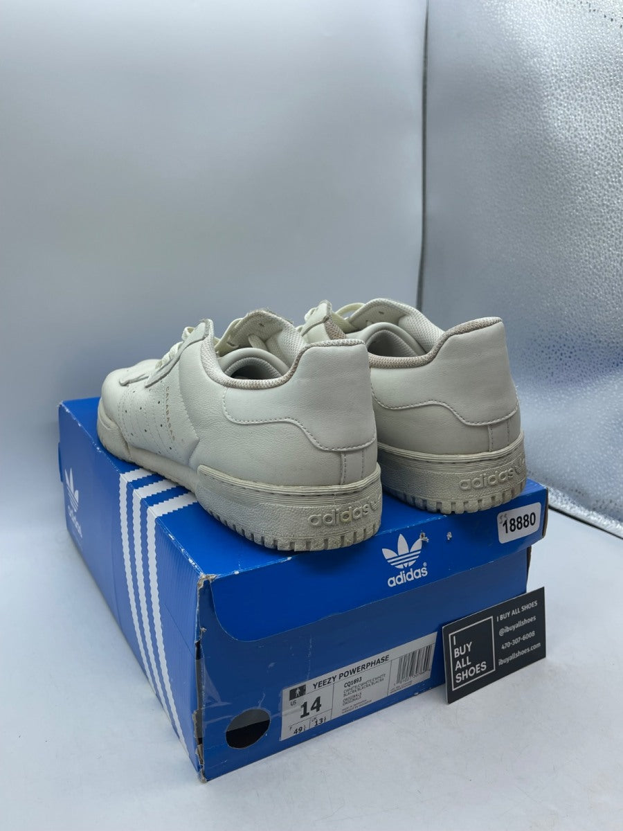 adidas Yeezy Powerphase Calabasas Core White 14 (Moderately Worn Pre-Owned) - Image 4