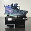 Nike KD 9 Court Ready 12 (Heavily Worn Pre-Owned)NikeObsidian/Dark Purple Dust-Black - Image 1