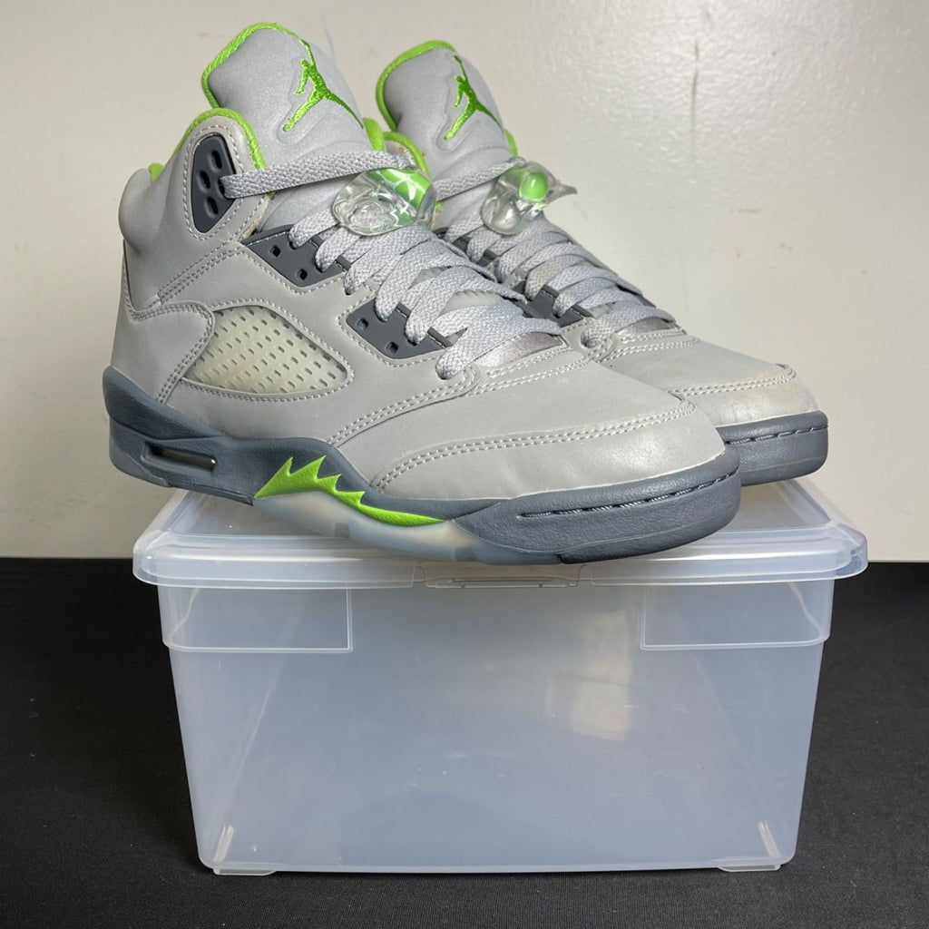 Jordan 5 Retro Green Bean (2022) (GS) (Size 6Y) - Image 1