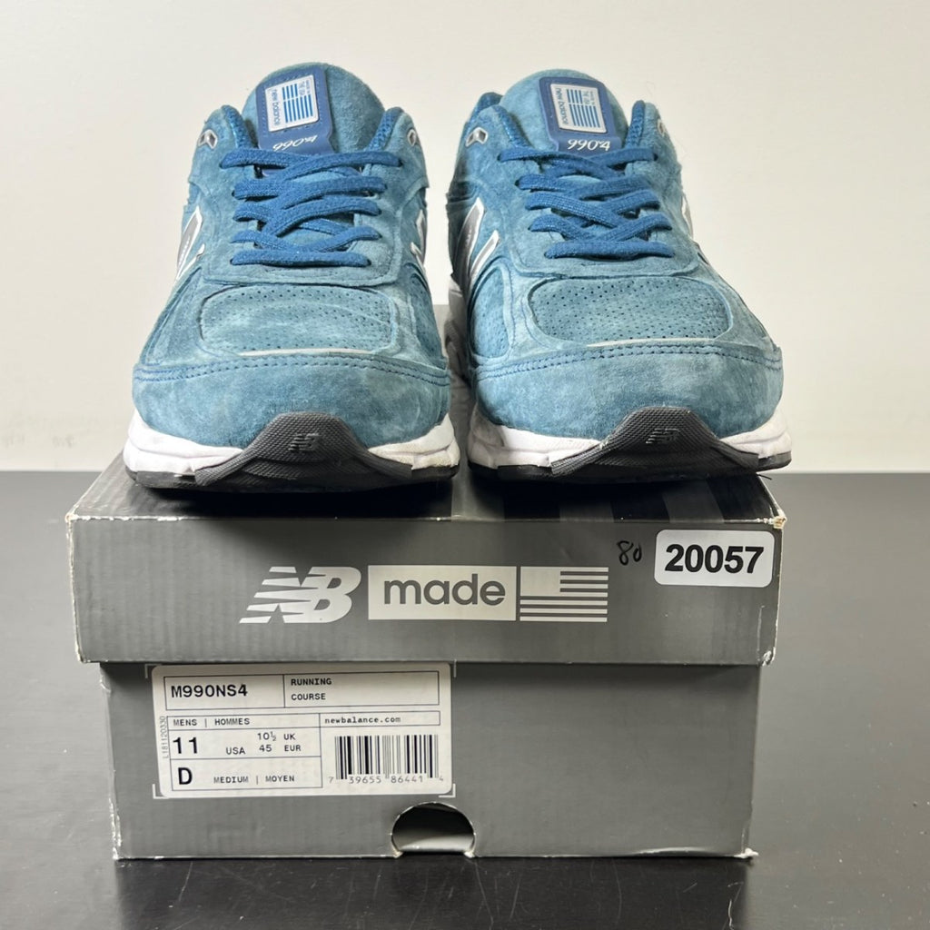 New Balance 990v4 North Sea 11 (Lightly Worn Pre-Owned)New BalanceNorth Sea/Grey - Image 2