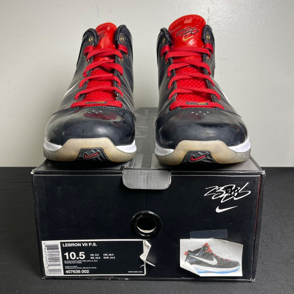 Nike LeBron 7 PS P.S. Bred (Size 10.5) - aux