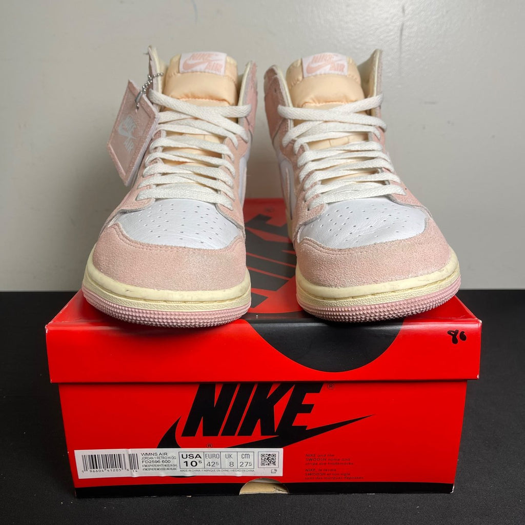 Jordan 1 Retro High OG Washed Pink (Women's) (Size 10.5W) - aux
