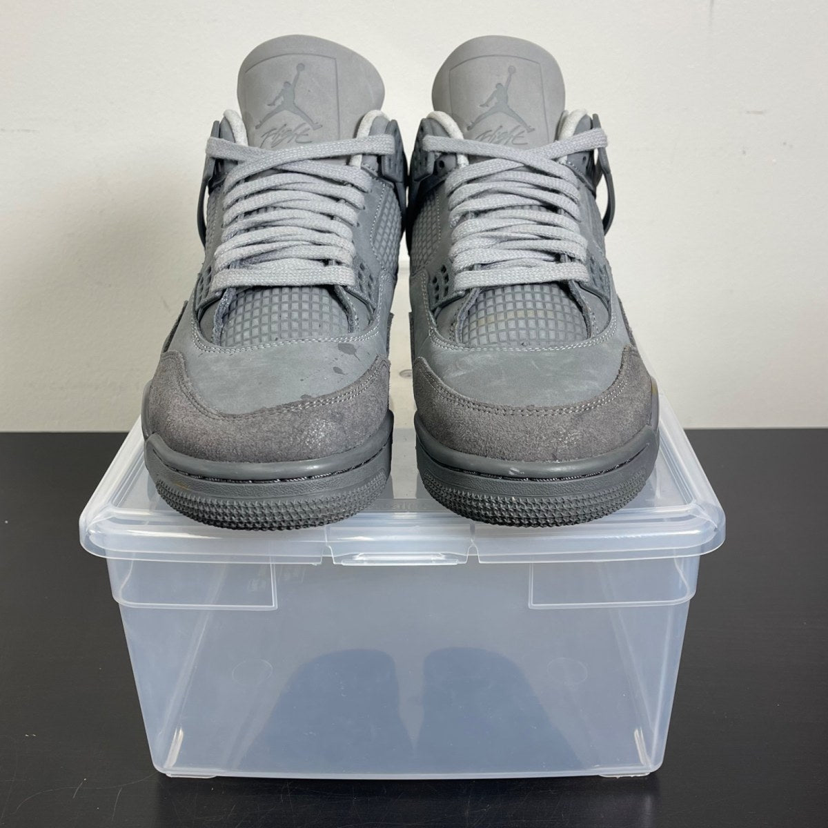 Jordan 4 Retro SE Paris Olympics Wet Cement (Size 9) - Image 2