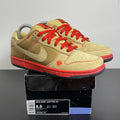 Nike SB Dunk Low Money Cat 8.5 (Moderately Worn Pre-Owned)NikeGold Dust/Metallic Gold - Image 1