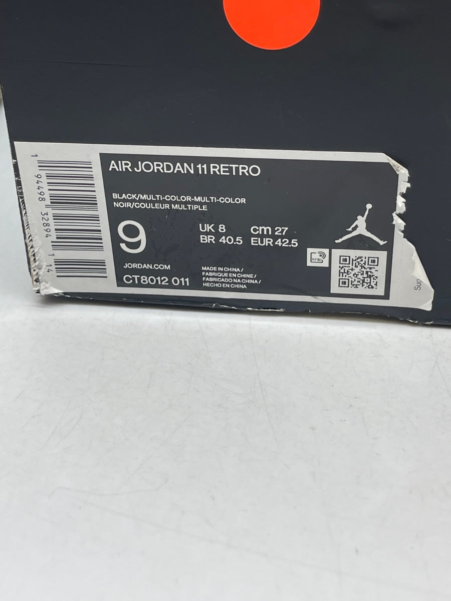 Jordan 11 Retro Jubilee 25th Anniversary 9 (Moderately Worn Pre-Owned)JordanBlack/Multi-Color-White-Multi-Color - Image 9