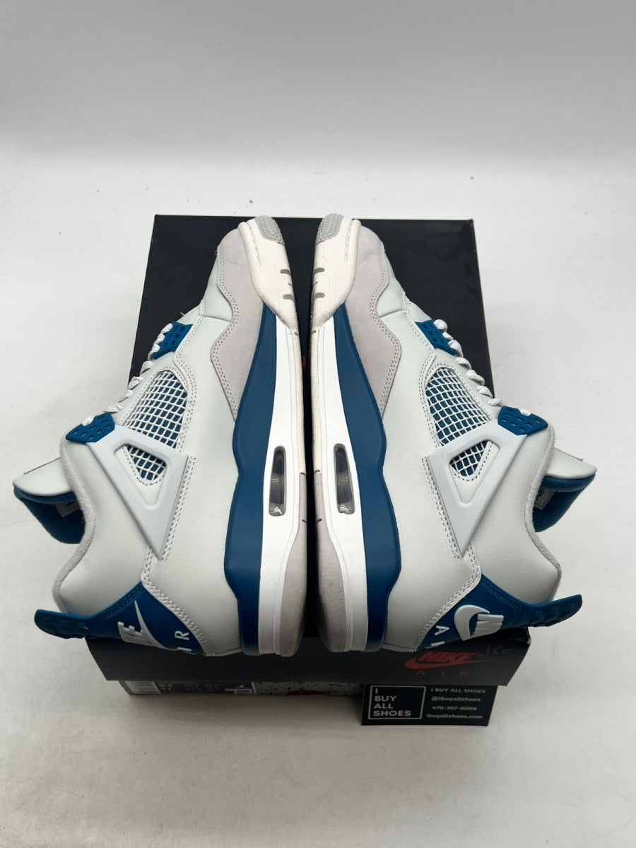 Jordan 4 Retro Military Blue (2024) 9.5 (Lightly Worn Pre-Owned) - Image 7