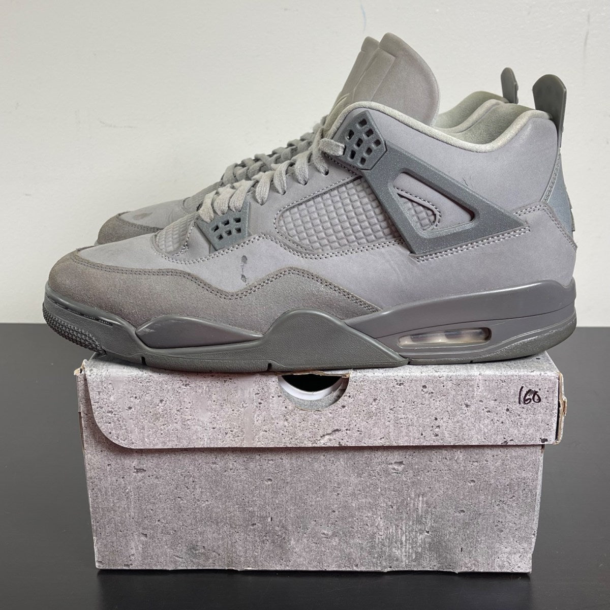 Jordan 4 Retro SE Paris Olympics Wet Cement 13 (Moderately Worn Pre-Owned)JordanSmoke Grey/Iron Grey/Cement Grey/Particle Grey - Image 3