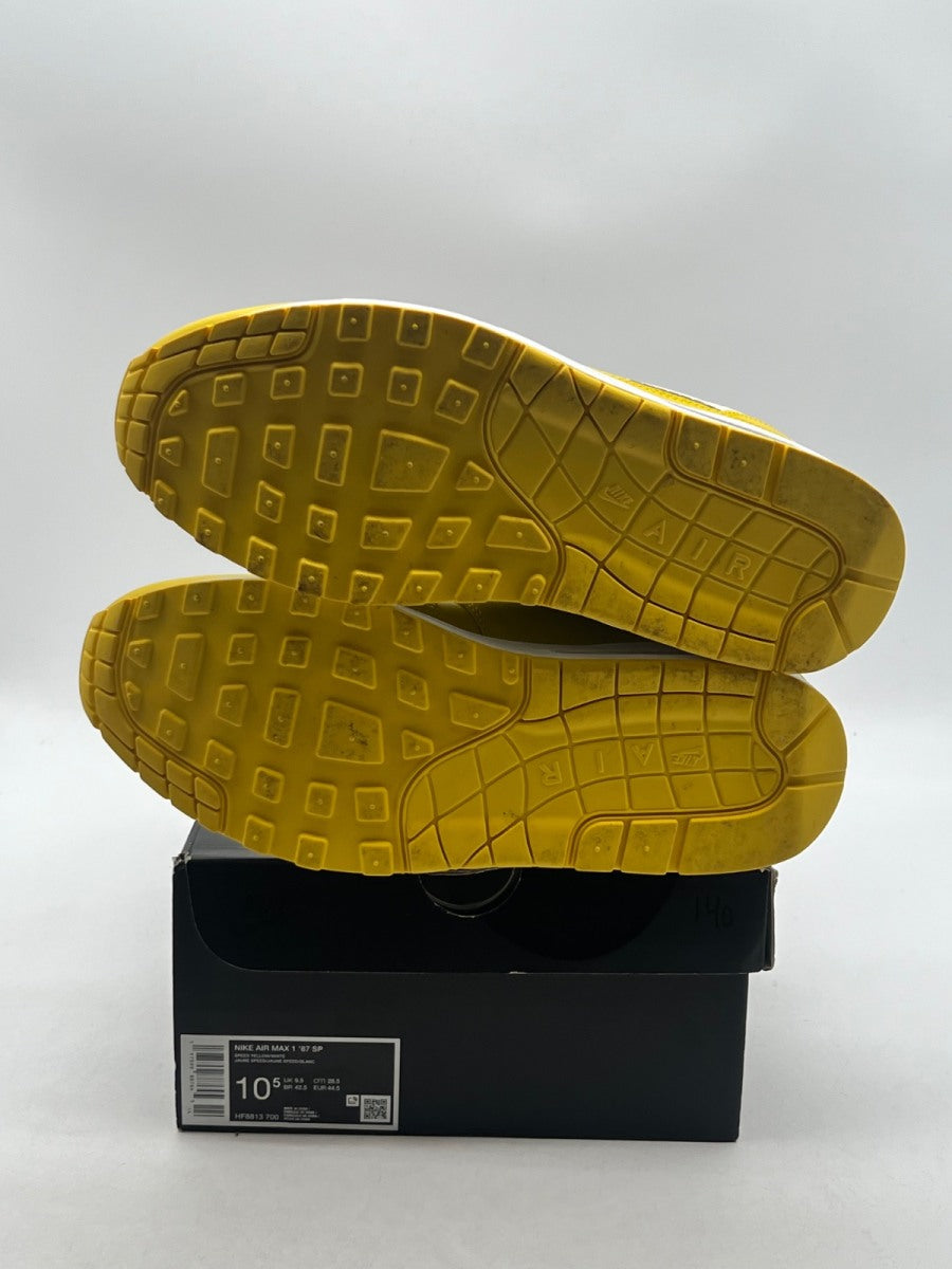 Nike Air Max 1 '87 SP Supreme Speed Yellow 10.5 (VNDS Pre-Owned)NikeSpeed Yellow/White/Speed Yellow - Image 8