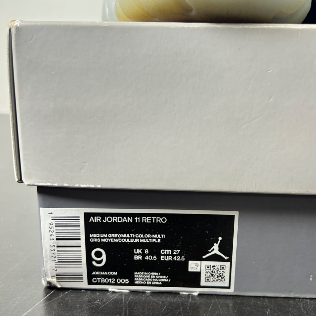 Jordan 11 Retro Cool Grey (2021) 9 (Lightly Worn Pre-Owned)JordanMedium Grey/Multi-Color/Multi-Color - Image 5