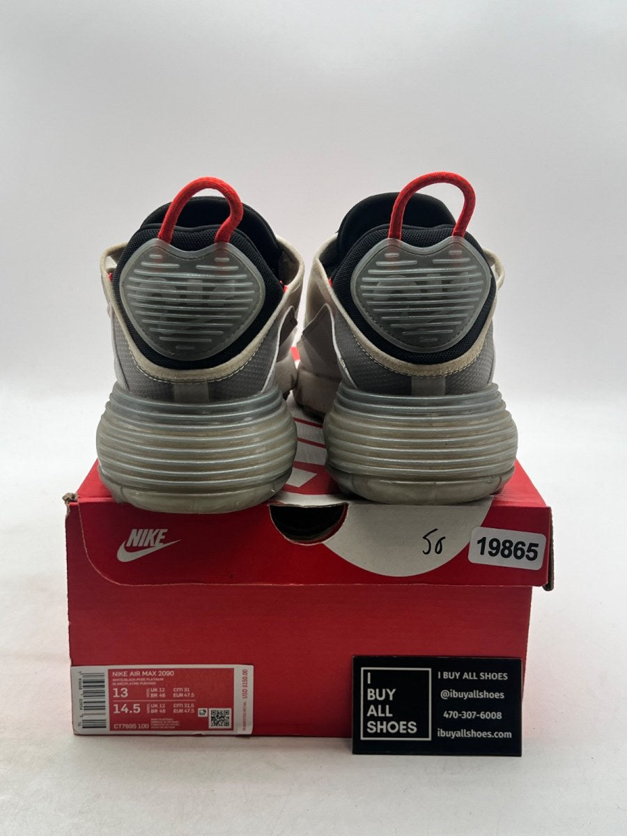 Nike Air Max 2090 Pure Platinum 13 (Heavily Worn Pre-Owned) - Image 5