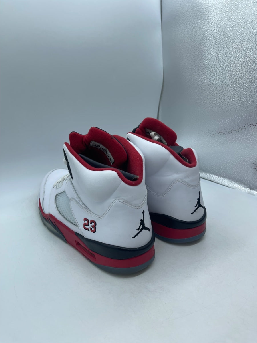 Jordan 5 Retro Fire Red Black Tongue (2013) 14 (Moderately Worn Pre-Owned) - Image 4
